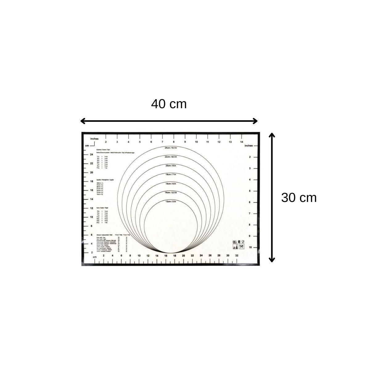ZENKER Ensemble de 2 Tapis de cuisson en silicone 40 x 30 cm Zenker Smart Pastry