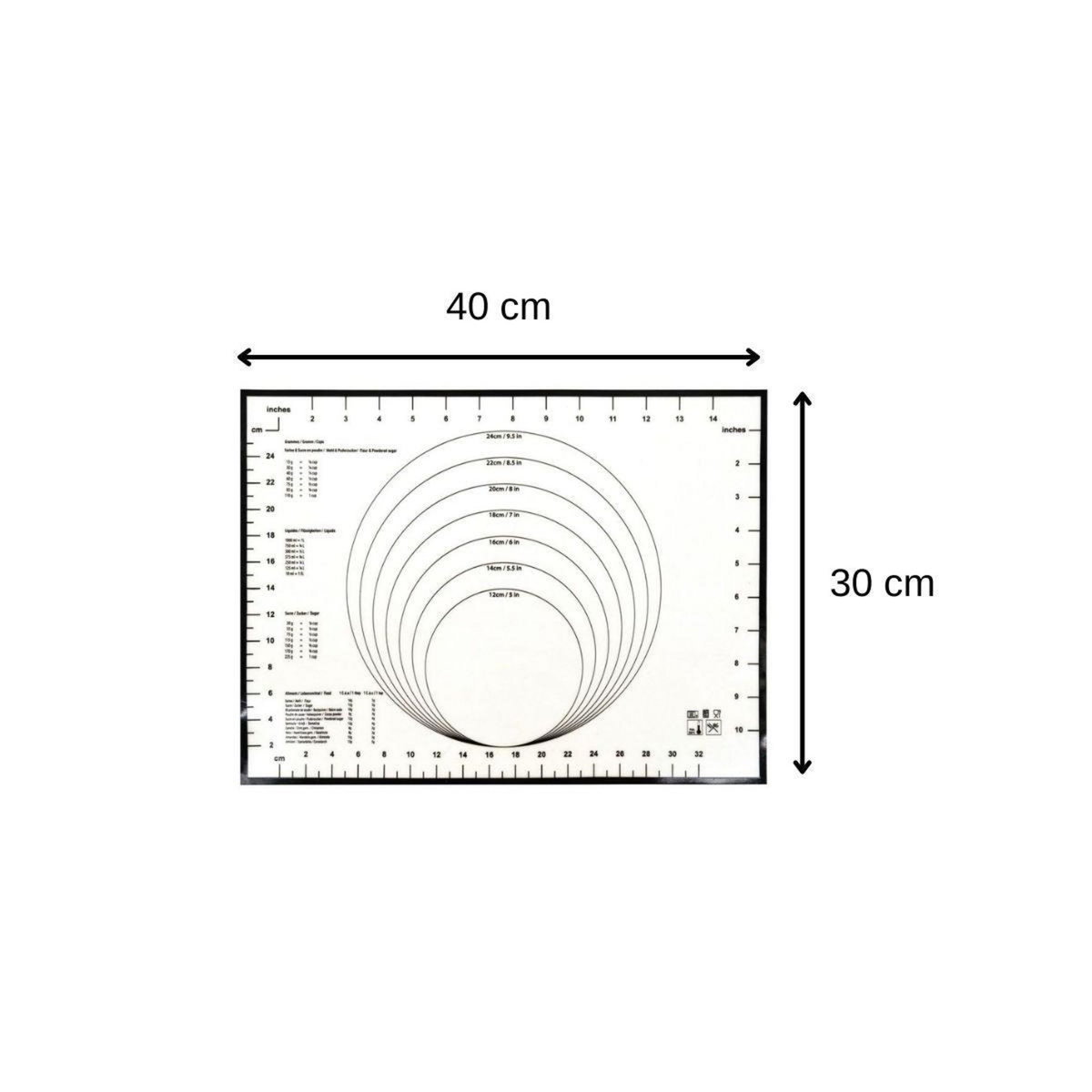 ZENKER Ensemble de 2 Tapis de cuisson en silicone 40 x 30 cm Zenker Smart Pastry