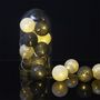 Voir la diapositive 2 : Paris Prix Guirlande Lumineuse Led  Boule  360cm Bleu & Gris