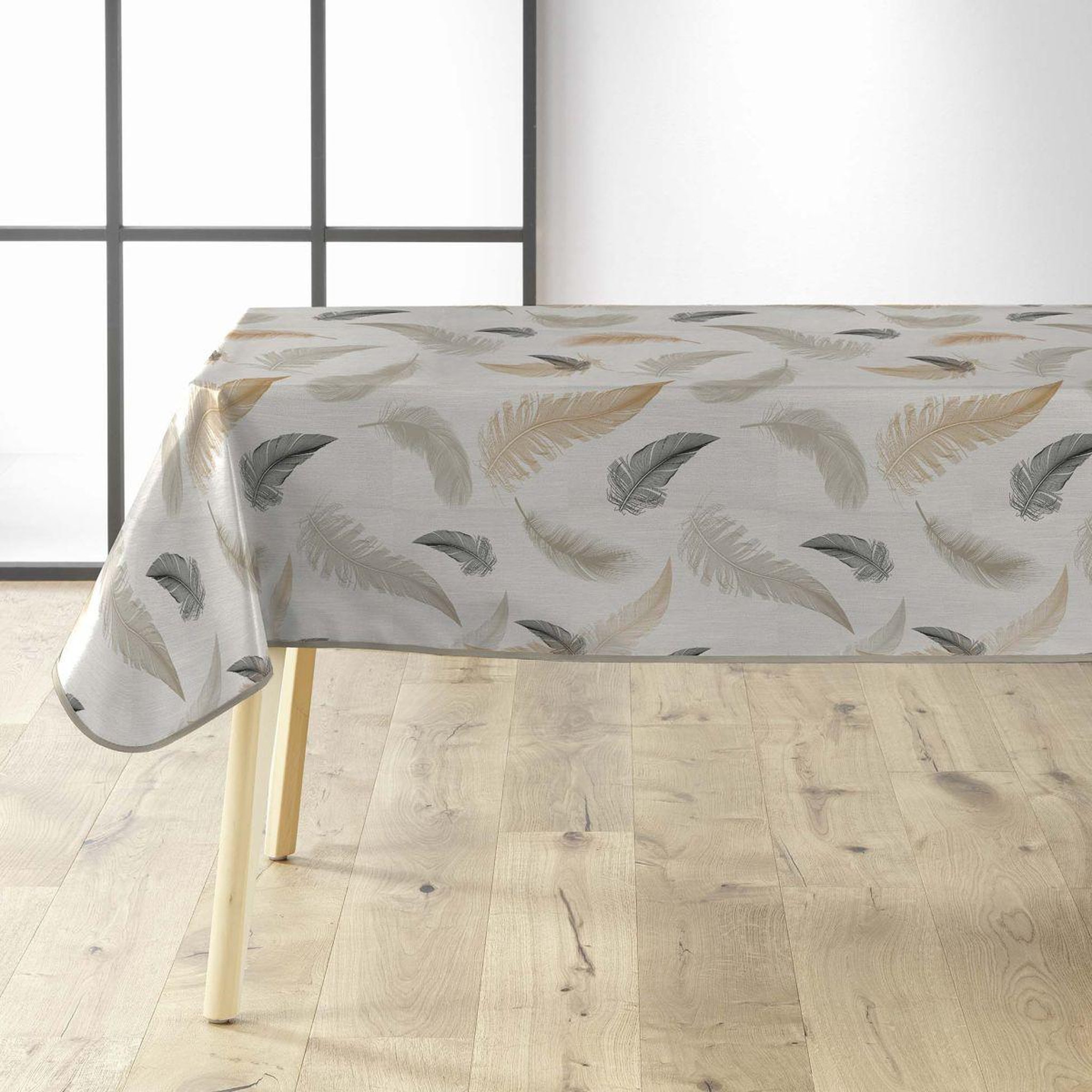 Douceur d'Intérieur Nappe toile cirée imprimé  folea  140x240cm multicolore