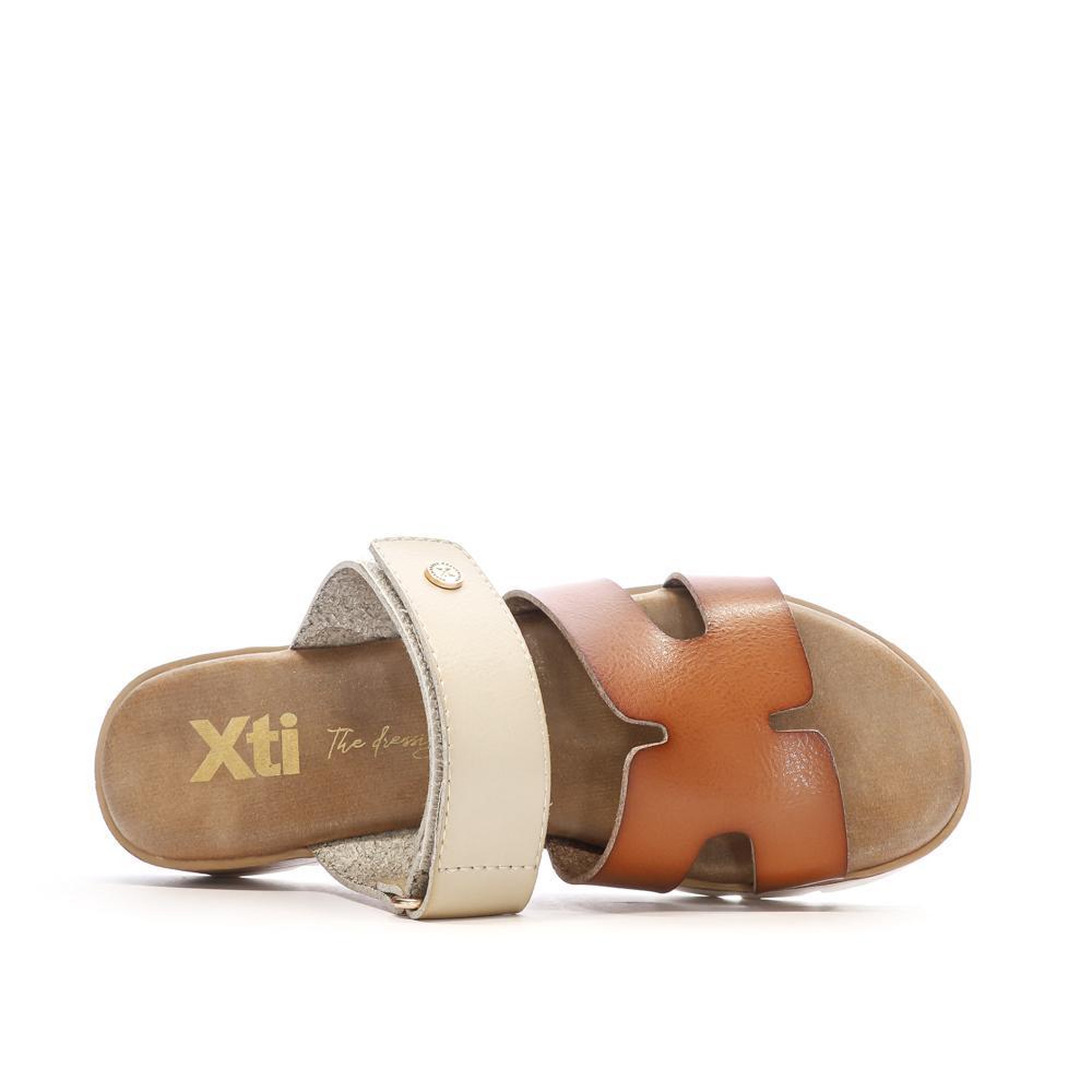 Voir la diapositive 4 : XTI Sandales /Écru Femme Xti 144125