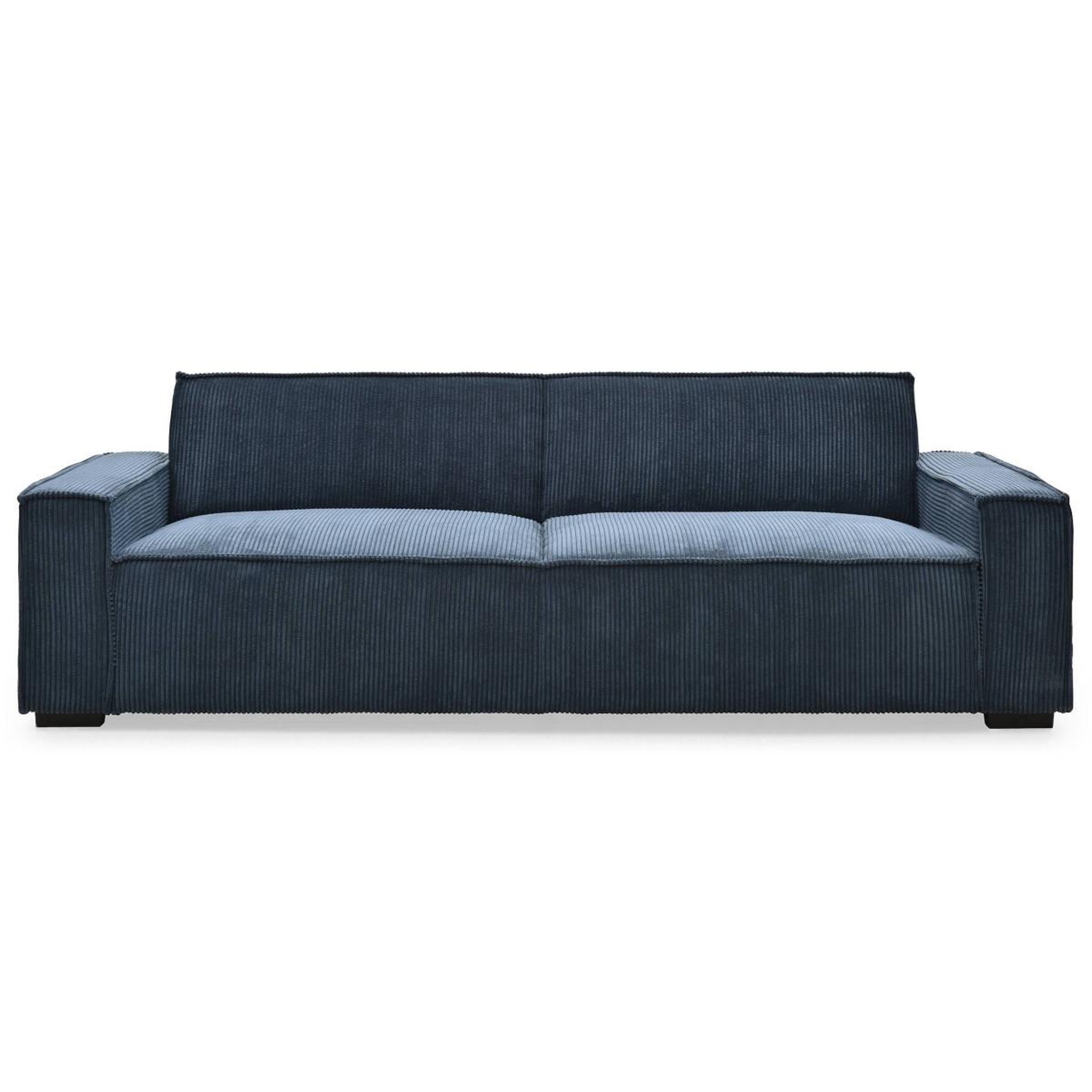 Voir la diapositive 2 : Paris Prix Canapé convertible 3 places velours  dudley  230cm bleu
