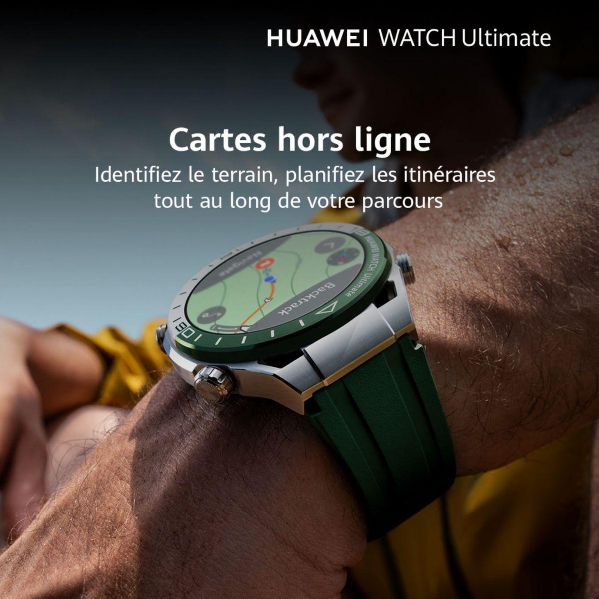 Voir la diapositive 5 : HUAWEI Montre connectée Watch Ultimate Vert
