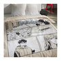 Voir la diapositive 4 : Today Parure de lit - TODAY - JAVA - 2 personnes - 240x220 cm - Coton - Imprimé Manga - Beige
