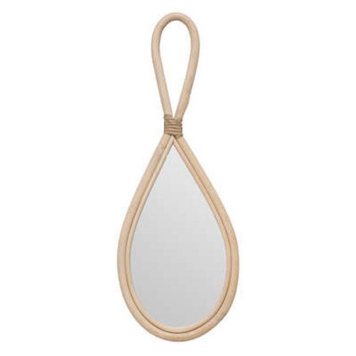 ATMOSPHERA Lot de 2 Miroirs Muraux  Carmen  18cm Beige