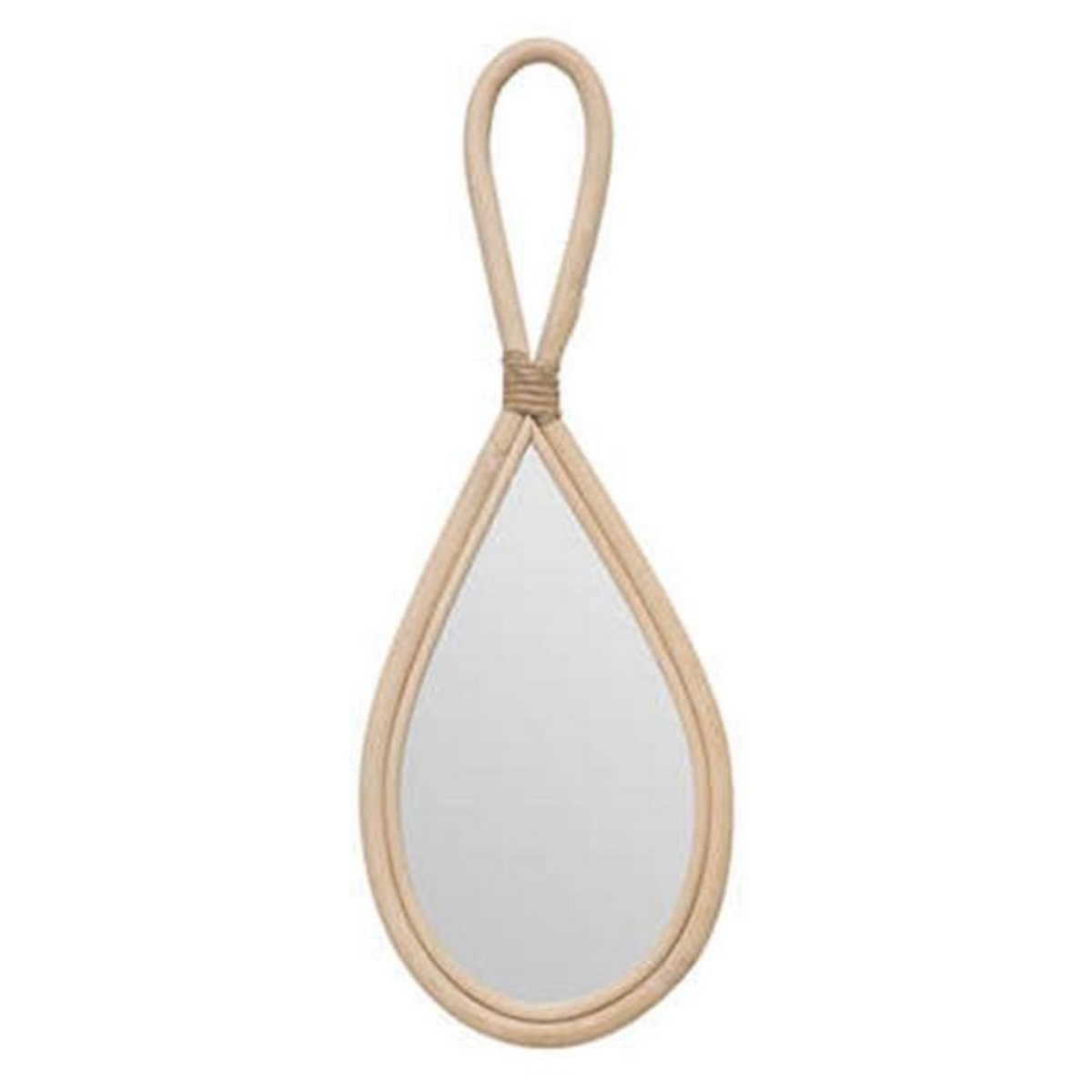ATMOSPHERA Lot de 2 Miroirs Muraux  Carmen  18cm Beige