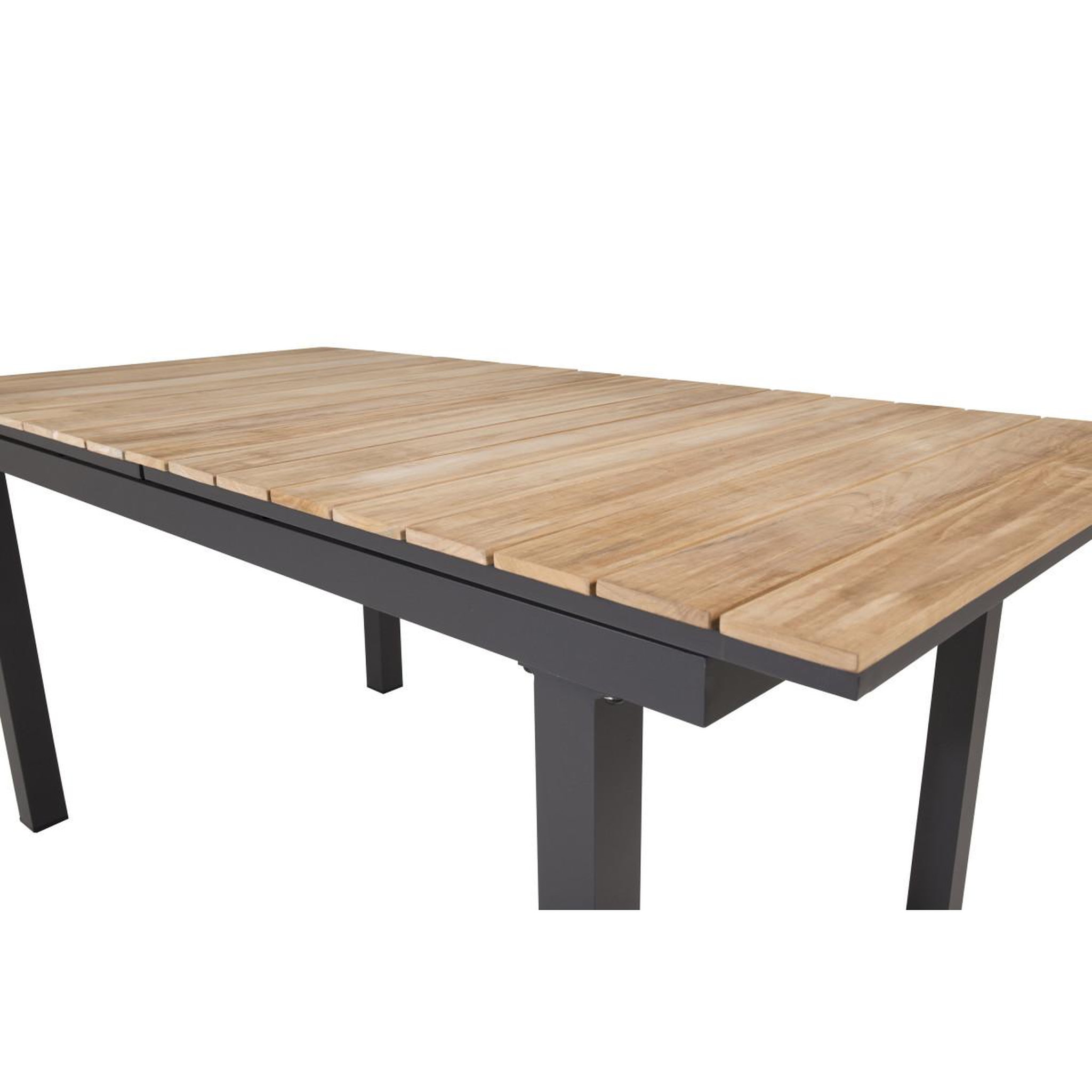 Voir la diapositive 5 : Paris Prix Table de jardin extensible  mexico  180-240cm naturel & noir