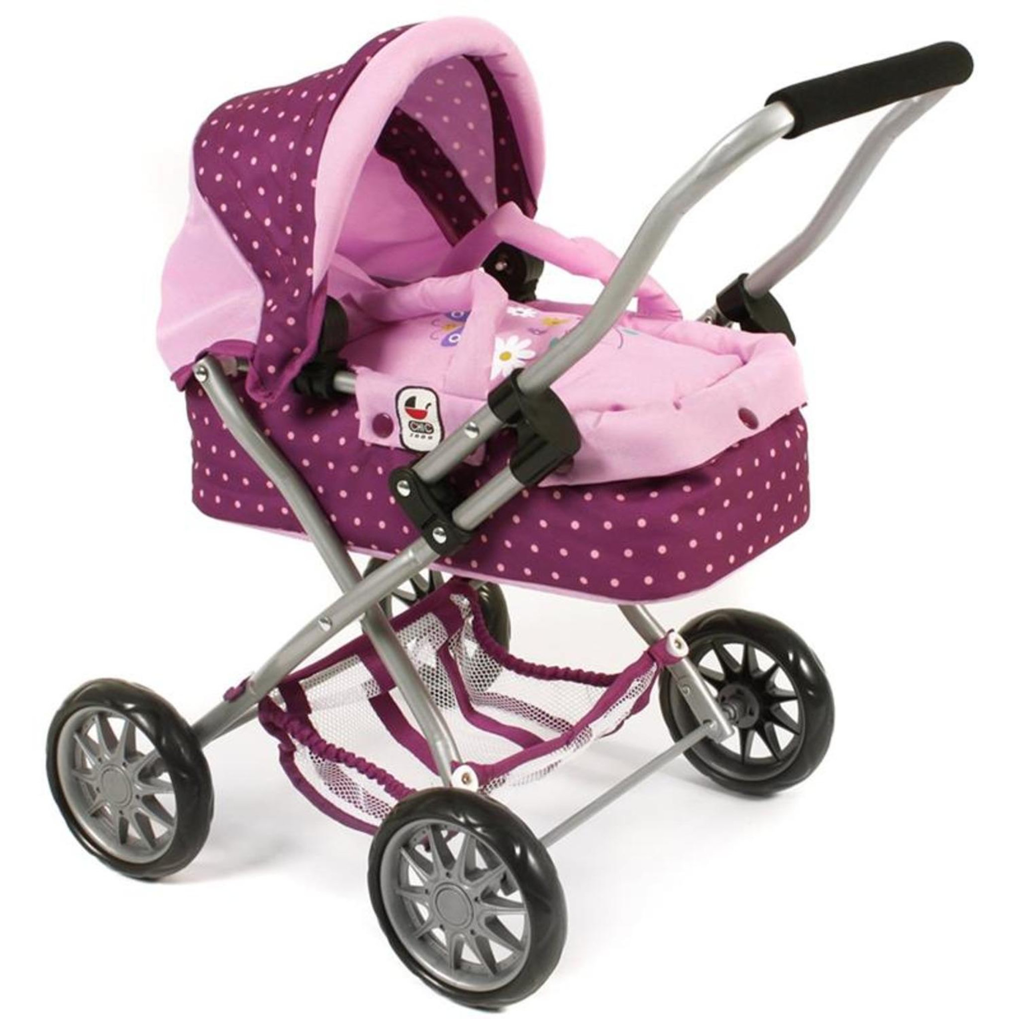 BAYER CHIC 2000 Poussette pour poupée - Couleur Mûre à poids.