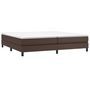 Voir la diapositive 3 : VIDAXL Sommier a lattes de lit avec matelas Marron 200x200 cm