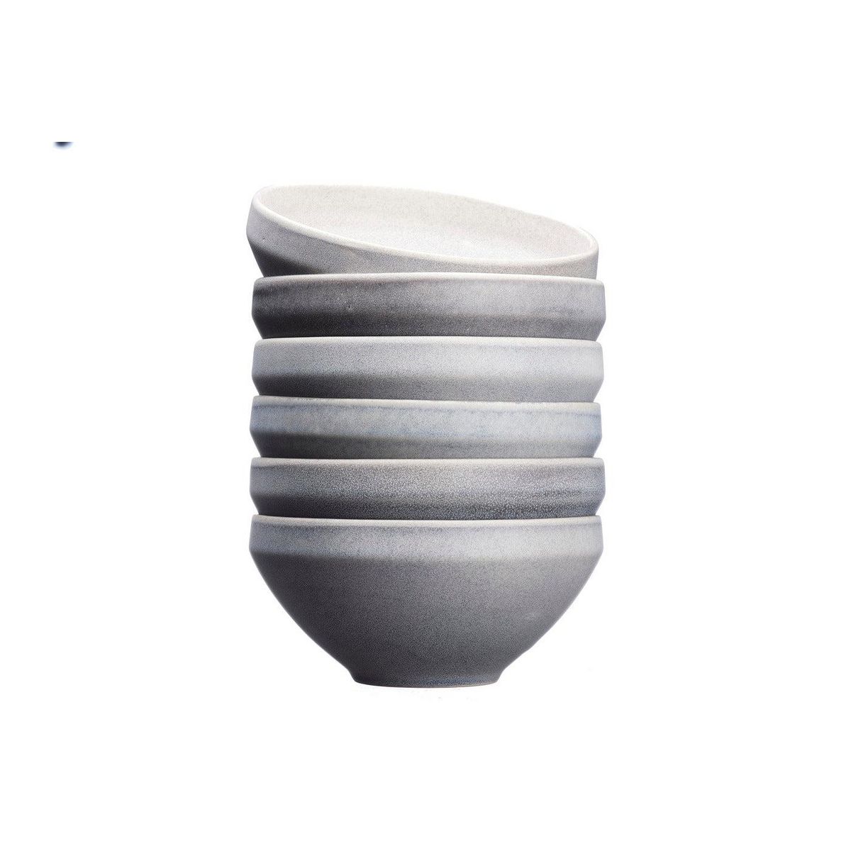 BJORN Bol STONE Ø17,5cm - 6 pièces - Gris lune