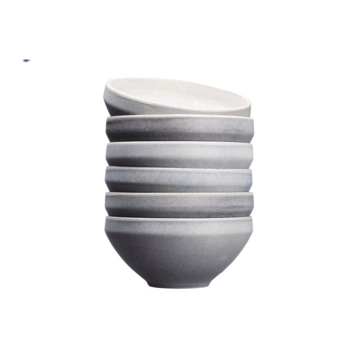 BJORN Bol STONE Ø17,5cm - 6 pièces - Gris lune