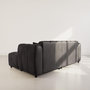 Voir la diapositive 5 : LISA DESIGN Curtis - canapé d'angle droit 4 places en simili
