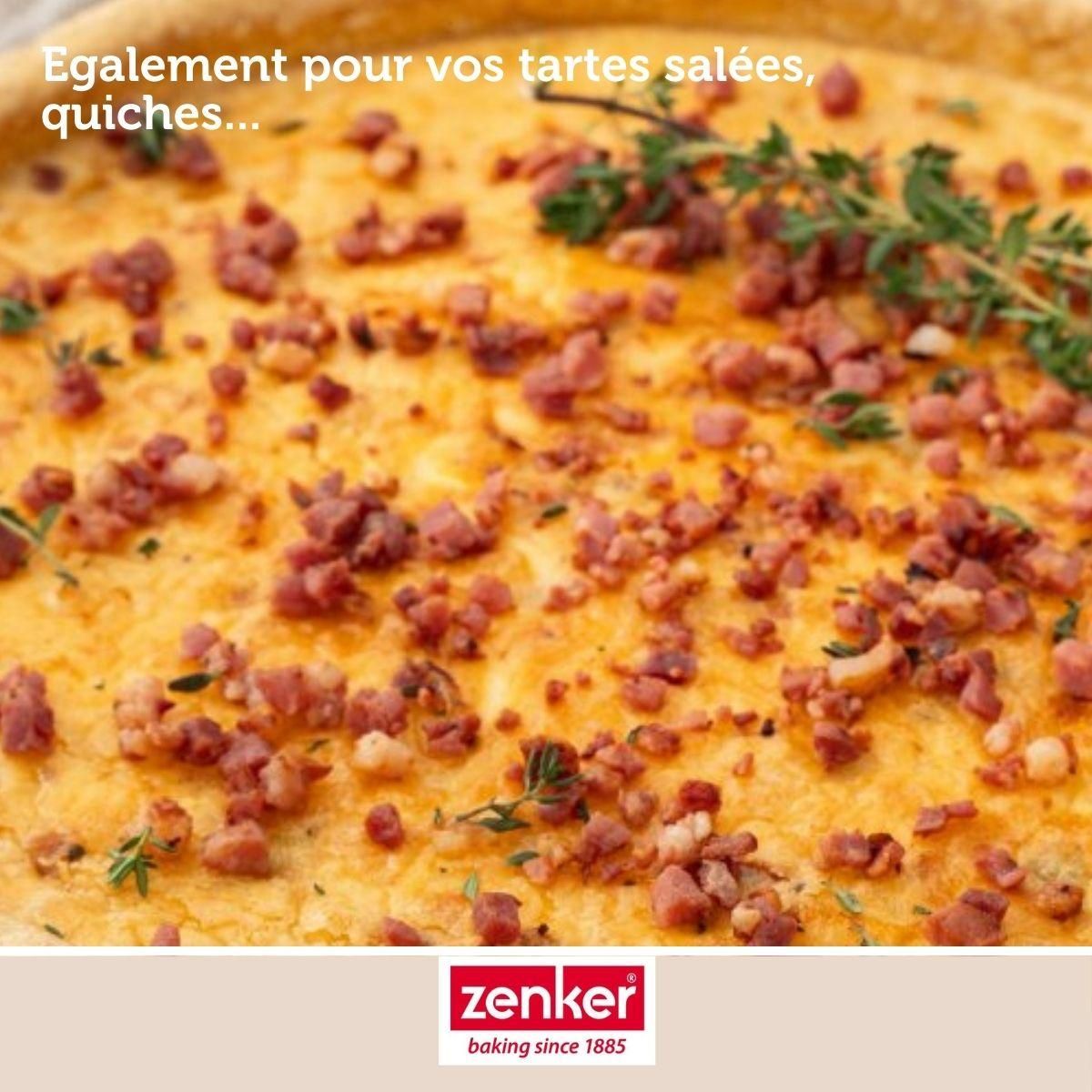 ZENKER Moule à tarte renversée 30 cm Zenker Black Metallic