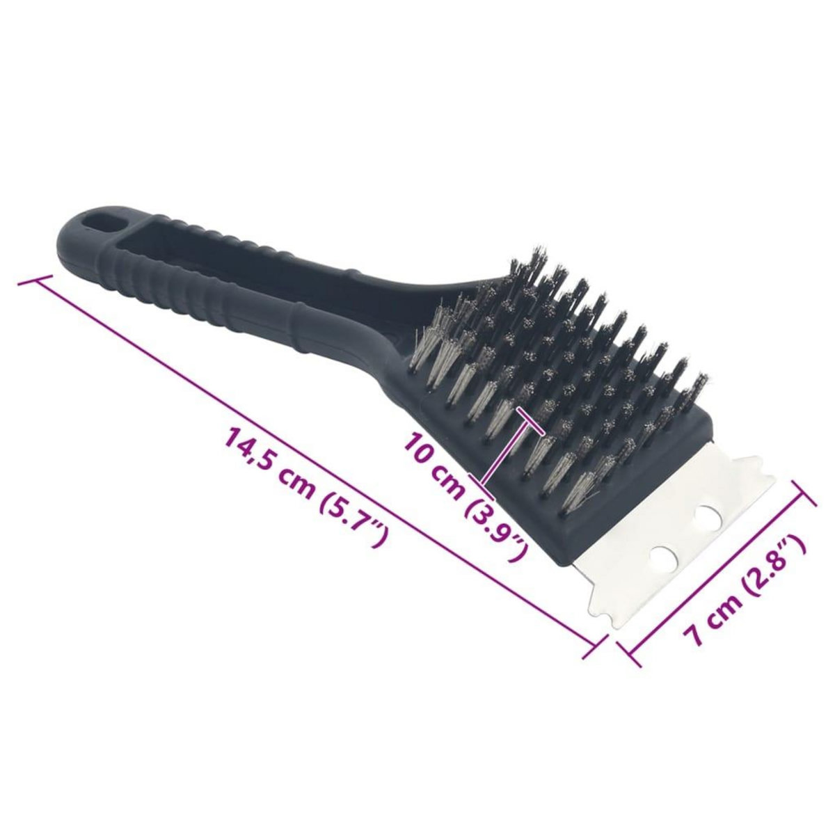 VIDAXL Brosse a grille de barbecue Fil de cuivre
