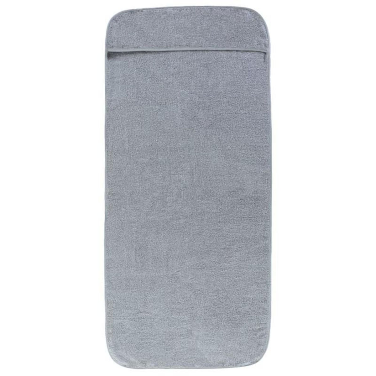 VIDAXL Serviettes de plage 4 pcs gris 60x135 cm tissu 400 GSM