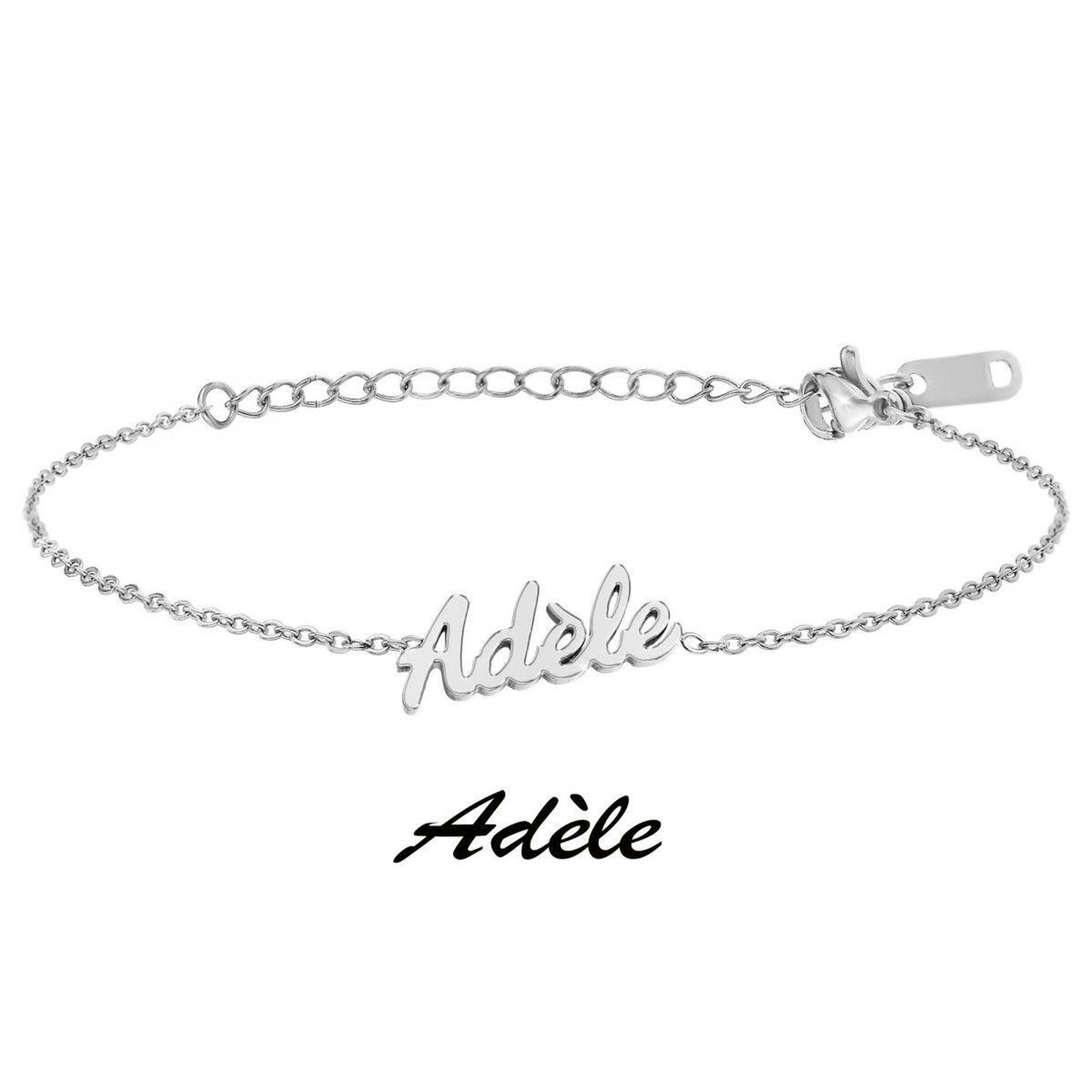 Voir la diapositive 3 : SC CRYSTAL Adèle - Bracelet prénom