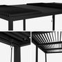 Voir la diapositive 6 : SWEEEK Pergola bioclimatique aluminium et acier 3x6m lames orientables + 2 stores 3m PALACE anthracite