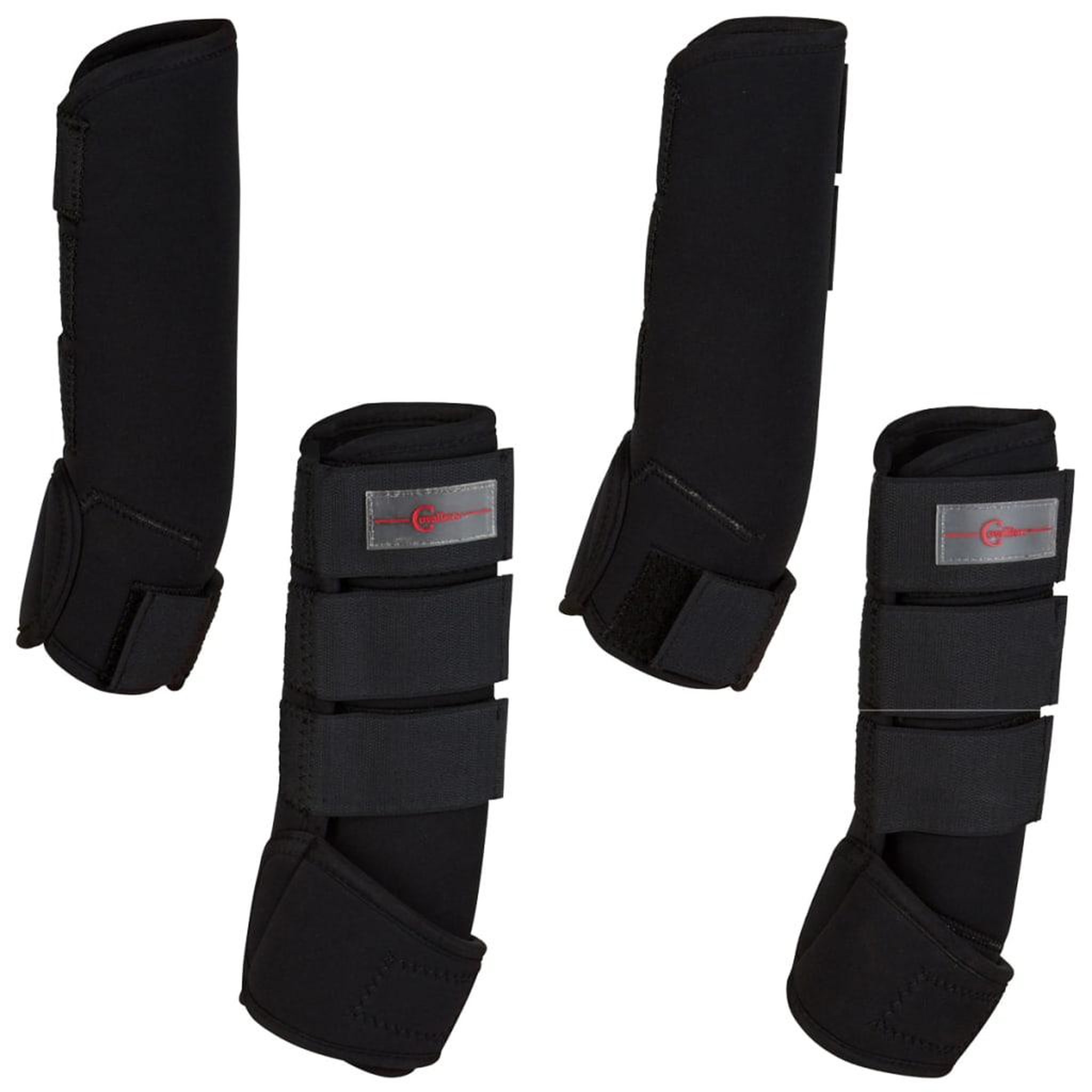 KERBL Kerbl Guetre de cheval 4 pcs Poney Noir 320131