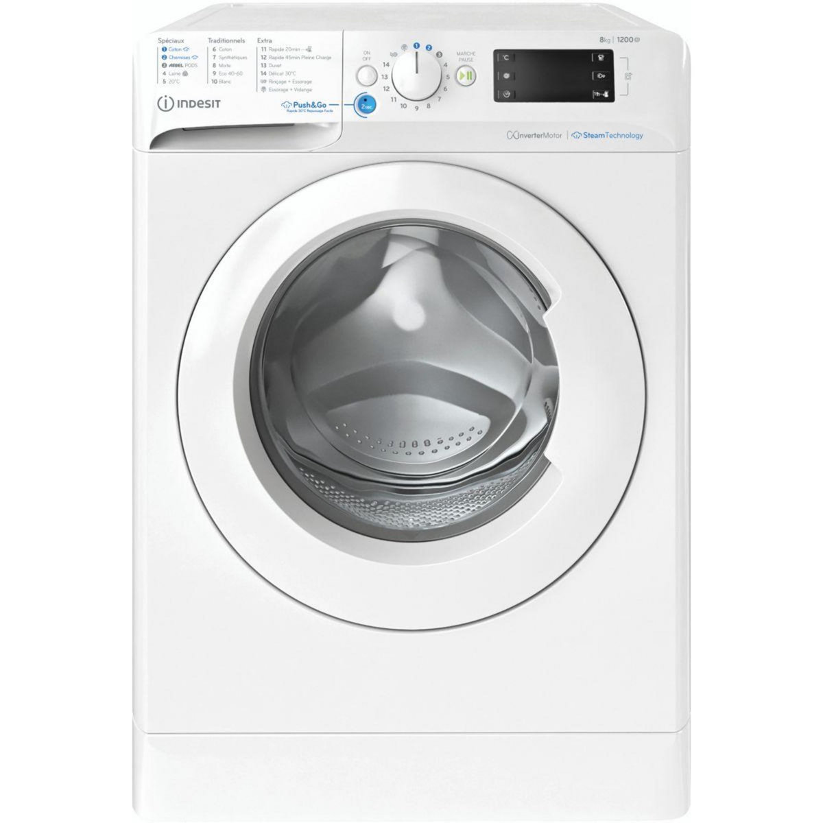 Indesit Lave linge hublot BWE81295XWVFR