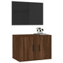 Voir la diapositive 4 : VIDAXL Meuble TV mural Chene marron 57x34,5x40 cm