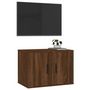 Voir la diapositive 4 : VIDAXL Meuble TV mural Chene marron 57x34,5x40 cm