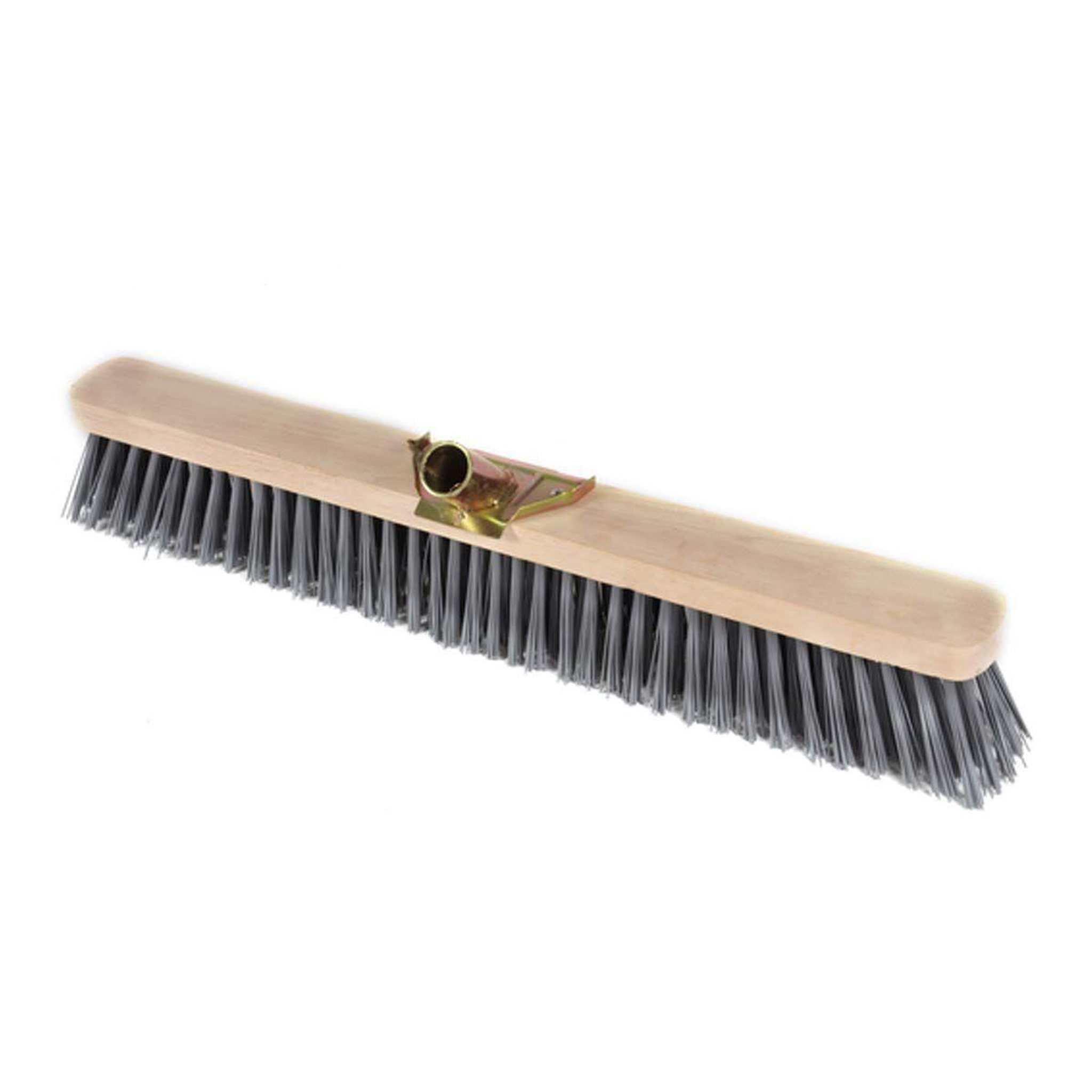 HOMEA Tête de balai en bois  cantonnier  60cm naturel