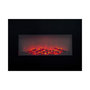 Voir la diapositive 1 : CLASSIC FIRE Cheminée murale électrique décorative Classic Fire Memphis Noir 1800 W 66 x 13 x 46 cm