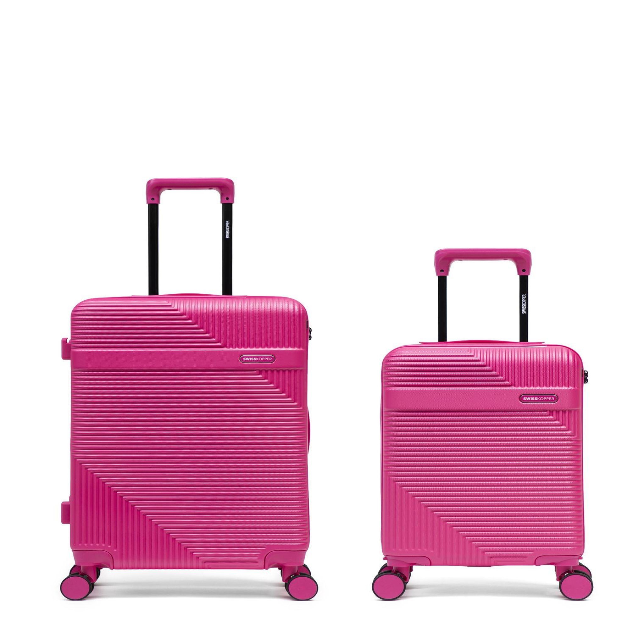SWISS KOPPER Lot de 2 Valises Rigides Taille Moyenne et Cabine XS WOHLEN