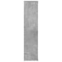 Voir la diapositive 5 : VIDAXL Bibliotheque Gris beton 50x25x106 cm Bois d'ingenierie