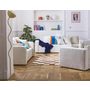 Voir la diapositive 2 : BEST MOBILIER Miro - canapé droit 2 places - en velours texturé
