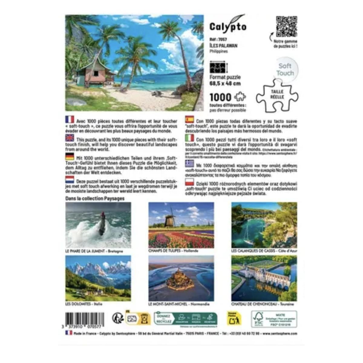 Sentosphere Puzzle 1000 pieces - Iles palawan Philippines - Calypto -