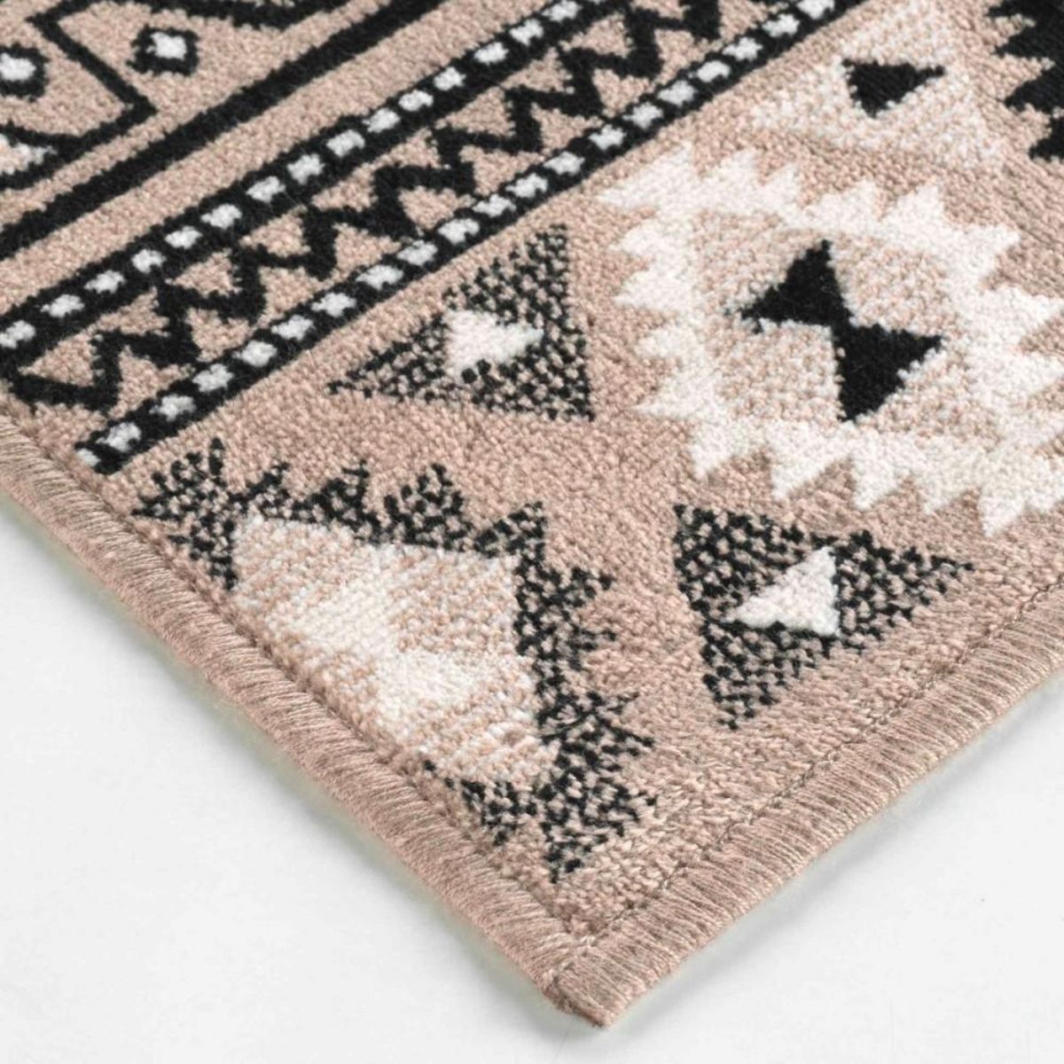 Douceur d'Intérieur Tapis rectangulaire 68x110 cm tissé SAKARI TAUPE