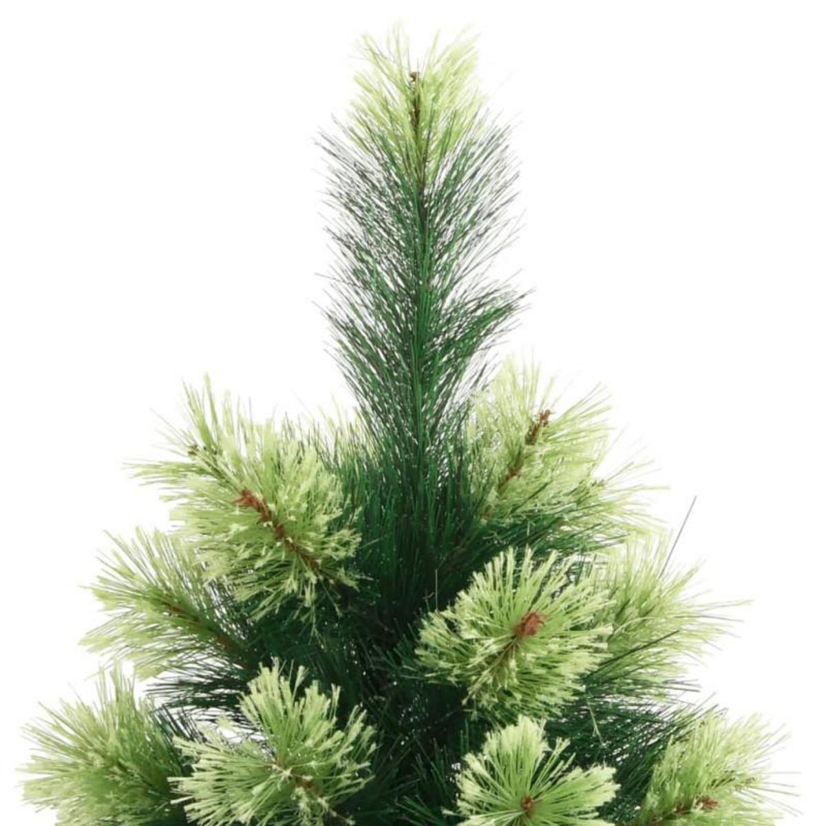 VIDAXL Sapin de Noël artificiel à charnières avec support 180 cm
