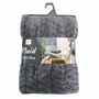 Voir la diapositive 3 : Paris Prix Plaid Motif Jacquard  Zema  125x150cm Anthracite