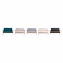 Voir la diapositive 6 : SWEEEK Banquette canapé en bois et tissu bouclette. Isak. L 114 x P 69.5 x H 73cm