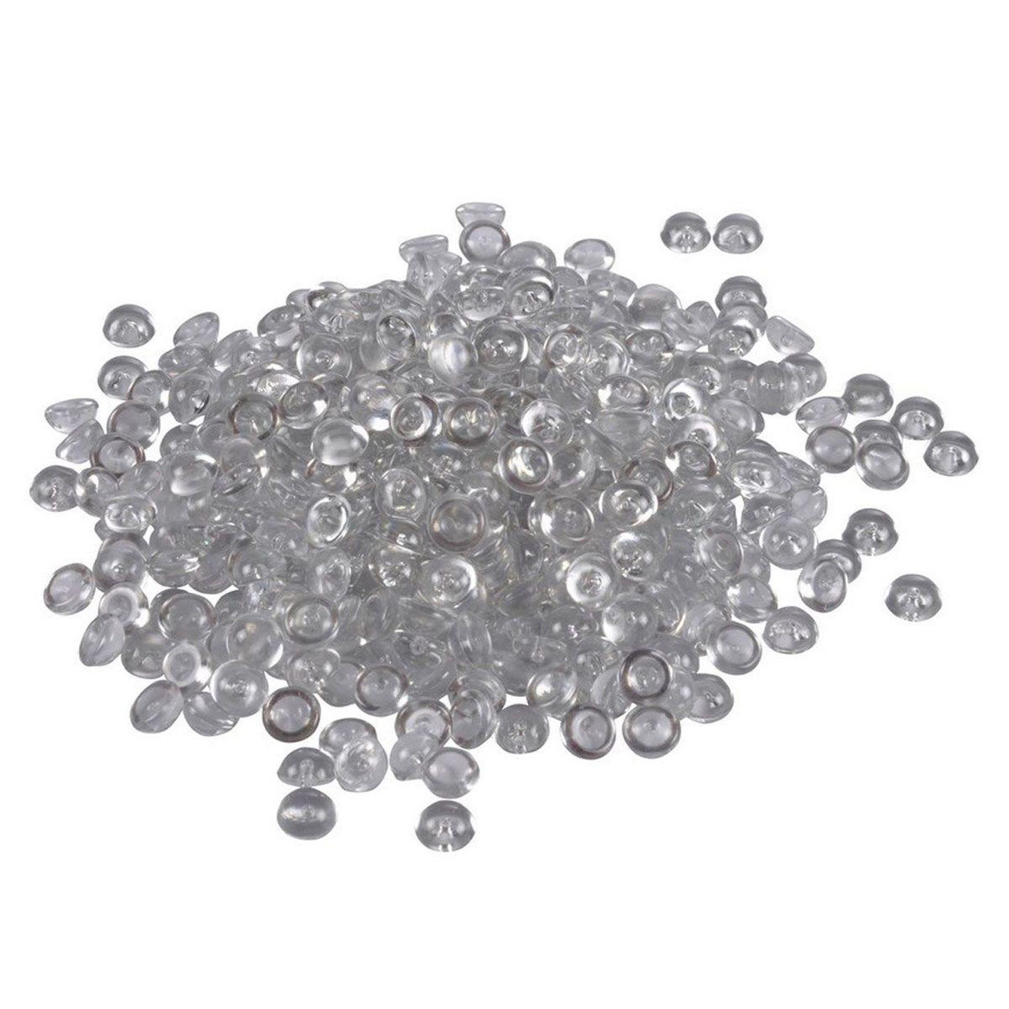 HOMEA Perles de pluie décoratives  translucide  110g gris clair
