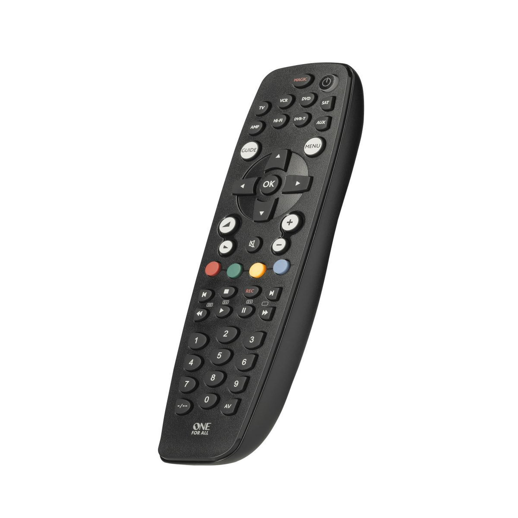 Voir la diapositive 3 : One For All One For All Basic URC 2981 télécommande IR Wireless TV, Boitier décodeur TV, DVD/Blu-ray, Barre de son Appuyez sur les boutons