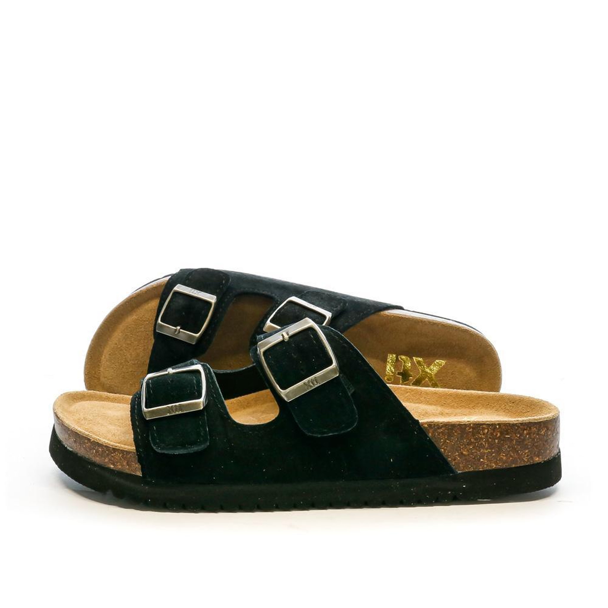 XTI Sandales Noir Femme Xti Cuir 142552. Coloris disponibles : Noir
