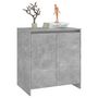 Voir la diapositive 4 : VIDAXL Buffet Gris beton 70x41x75 cm Bois d'ingenierie