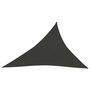 Voir la diapositive 2 : VIDAXL Voile d'ombrage 160 g/m^2 Anthracite 4x5x6,8 m PEHD