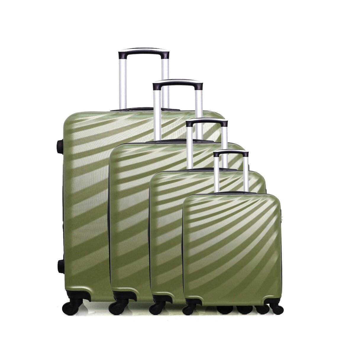 WAVE PARIS WAVE PARIS - Set de 4 Valises DANUBE-M 75 cm 4 Roues