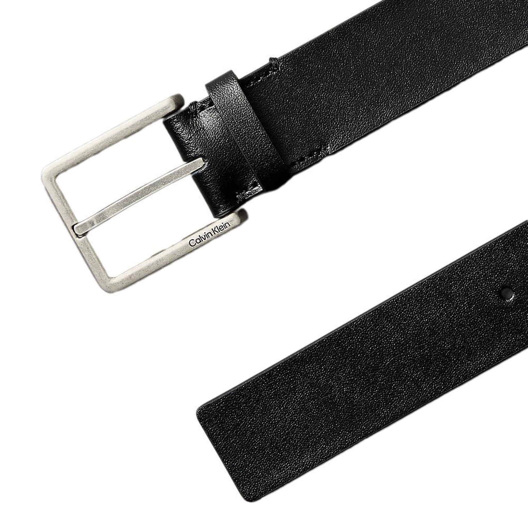 Voir la diapositive 2 : CALVIN KLEIN JEANS Ceinture Noire/Silver Homme Calvin Klein Jeans Warmths