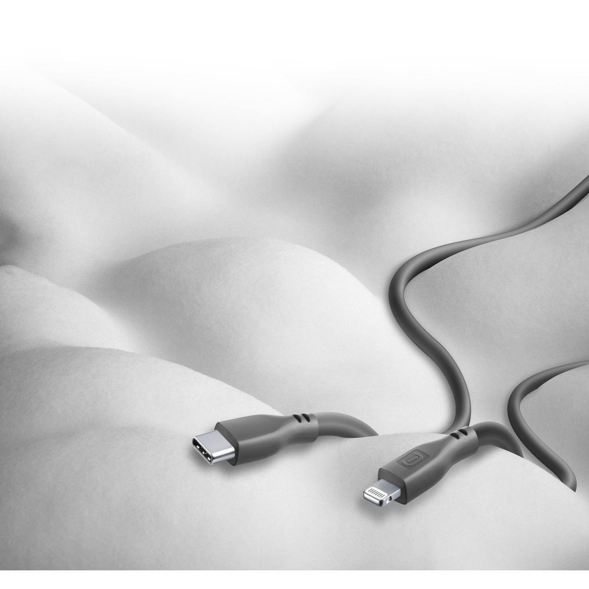 Voir la diapositive 3 : CELLULAR LINE Cellularline soft cable 120 cm - usb-c to lightning
