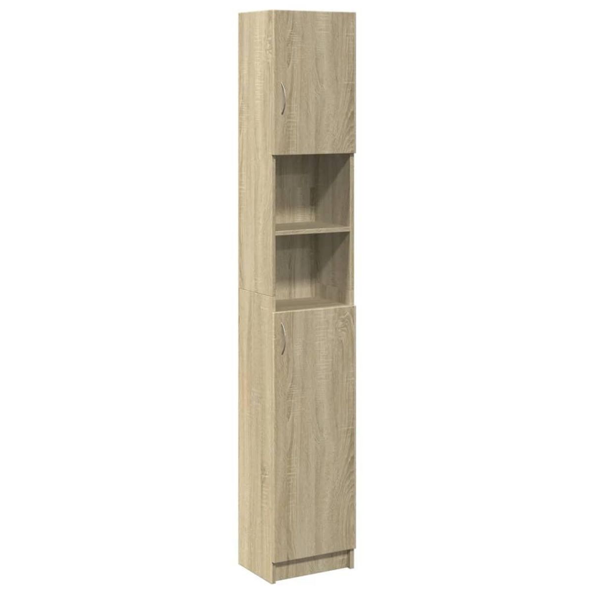 VIDAXL Armoire de salle de bain Chene sonoma 32x25,5x190 cm Agglomere