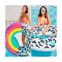Voir la diapositive 2 : AIRMYFUN Pack 2 Bouées Gonflables Ronde XXL pour Piscine & Plage Ultra Confort, Flotteur Deluxe - Pack Twin Donut Leopard ø120cm