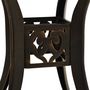 Voir la diapositive 4 : VIDAXL Table de jardin Bronze 78x78x72 cm Aluminium coule
