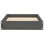 Voir la diapositive 4 : VIDAXL Lit pour chien Gris 51,5x44x9 cm Bois de pin solide