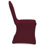 Voir la diapositive 5 : VIDAXL Housses elastiques de chaise Bordeaux 12 pcs
