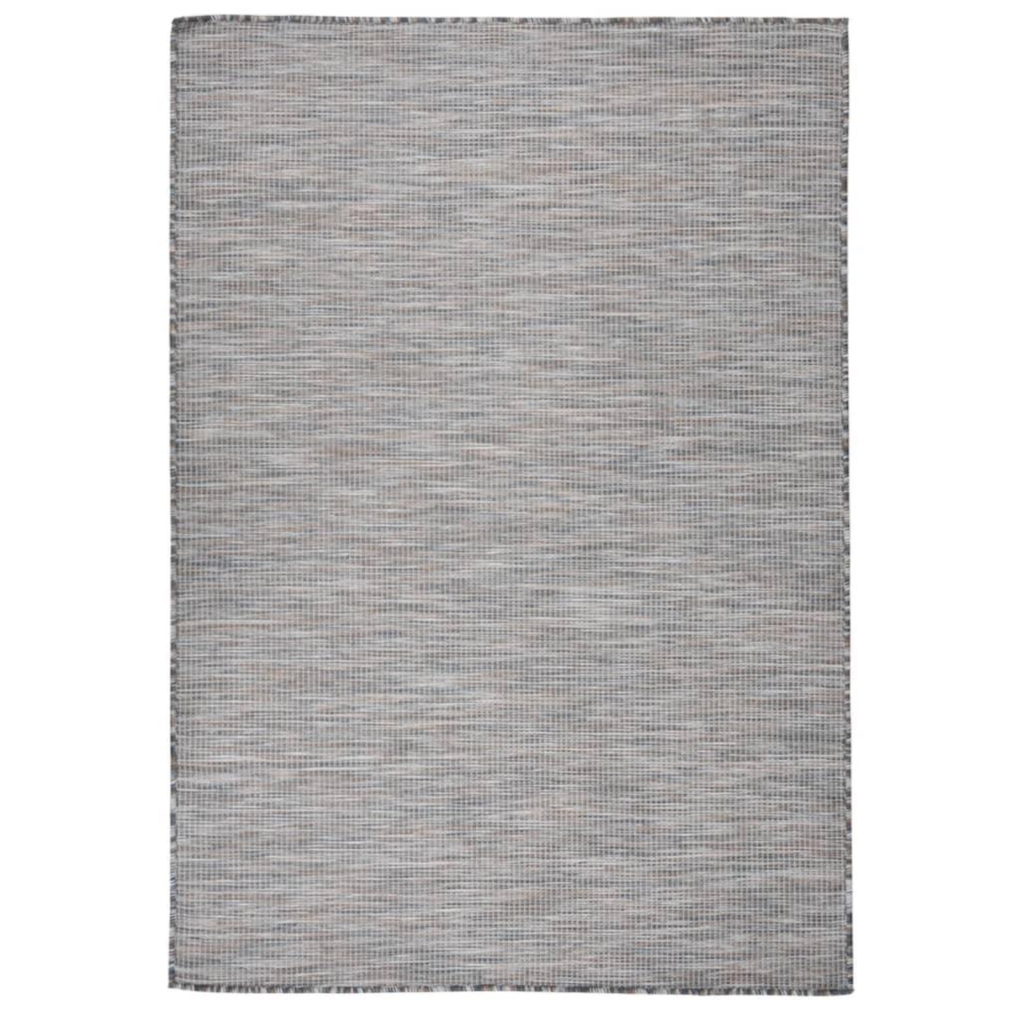 Voir la diapositive 1 : VIDAXL Tapis a tissage plat d'exterieur 160x230 cm Marron et bleu