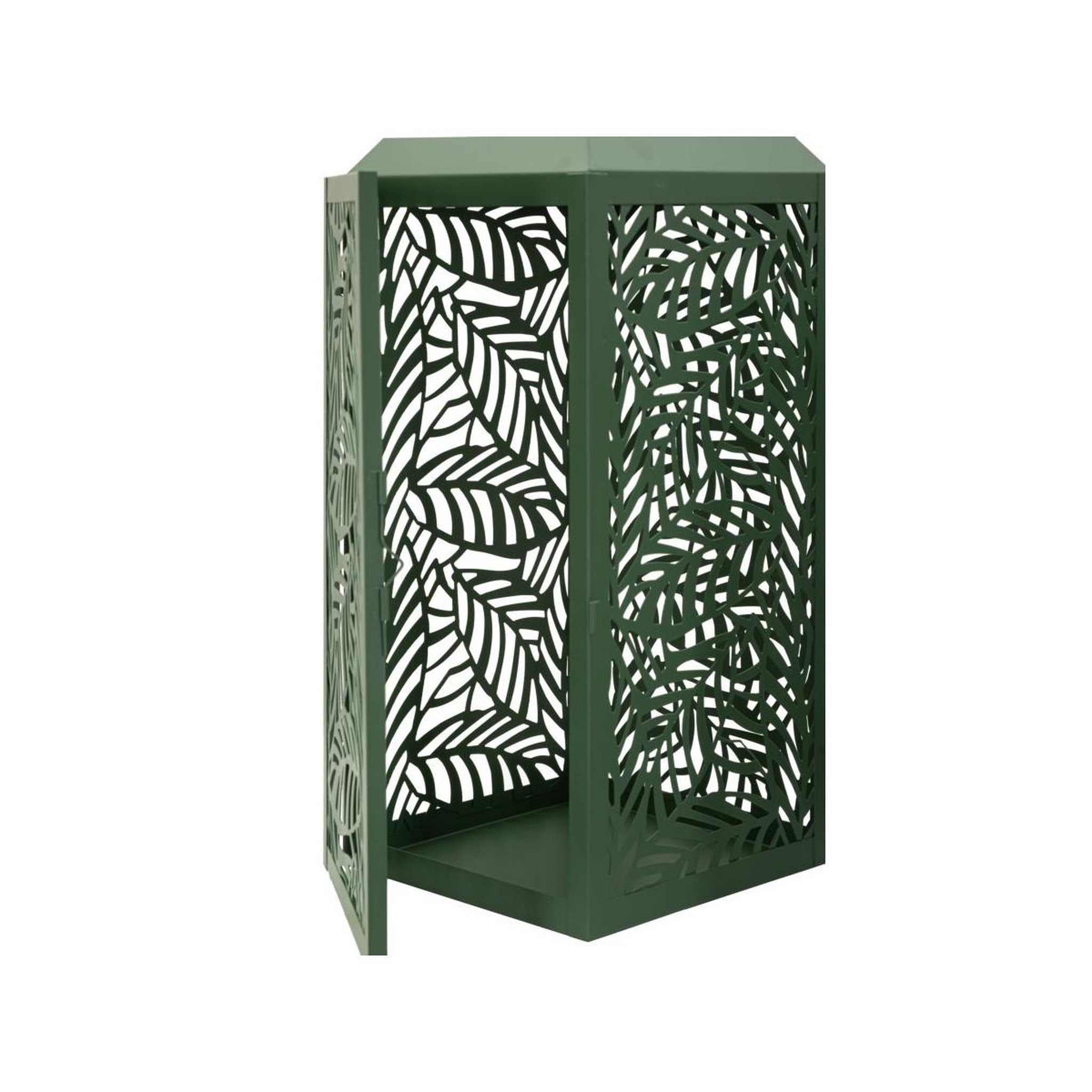 Voir la diapositive 5 : Paris Prix Lot de 2 Lanternes en Métal  Carving  44cm Vert
